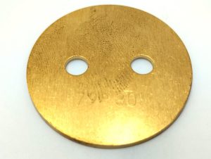WEBER 40 DCOE / 40 DCO3 / 40 DCNL CARBURETTOR THROTTLE VALVE / BUTTERFLY DISC  | '79°30'