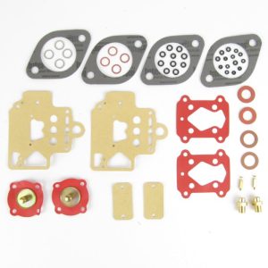 DELLORTO DHLA 45 CARBURETTOR GASKET/SERVICE KIT FOR TWO CARBS (BUDGET)