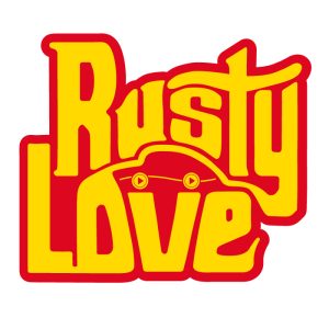 Rusty Love Vinyl Stiker -Kbir-🔥🎥😎🎞🛠❤