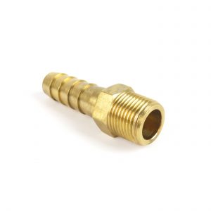 MH-06-08 Brass 3/8″ BSPT Hose tail 13mm (1/2″) pipe