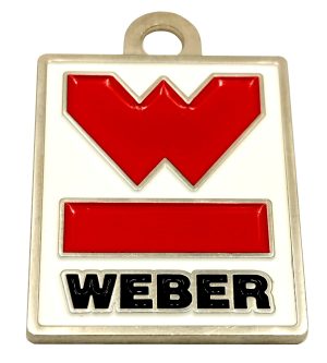METAL WEBER CARBURETTOR KEYRING