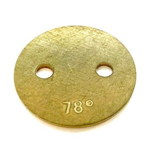 WEBER CARBURETTOR THROTTLE BUTTERFLY PLATE | 30MM 78 DEG