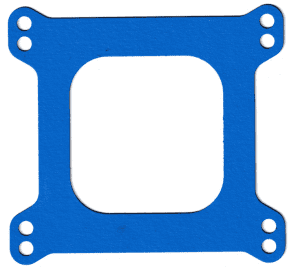 HOLLEY, EDELBROCK, CARTER, ROCHESTER 4-BARREL CARBURETTOR BASE MANIFOLD MOUNTING GASKET | BLUE