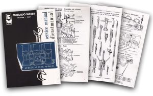 WEBER IDA3C & IDS 3-BARREL CARBURETTOR SERVICE MANUAL BOOK
