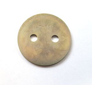 Throttle Plate 40mm 78 deg WEBER DCN / DCNF