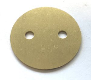 Throttle plate 30mm 85 deg 30 ICF