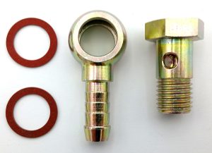 Fuel union kit - Single Straight Banjo kit - For Weber DCOE / DCO/SP & DNCF carburettors