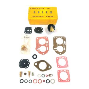 Original Solex 34 PBIC carburettor service / repair kit with its yellow Solex box, for the Abarth 1000 Monomille