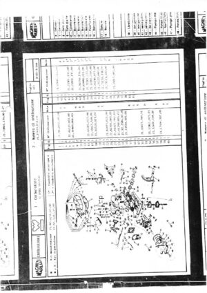 WEBER CARBURETTOR 32 DARA 41C/100 diagram