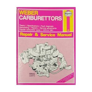 Haynes Weber Carburettors Repair and Service Manual hardback 1979 to 1991 front cover
